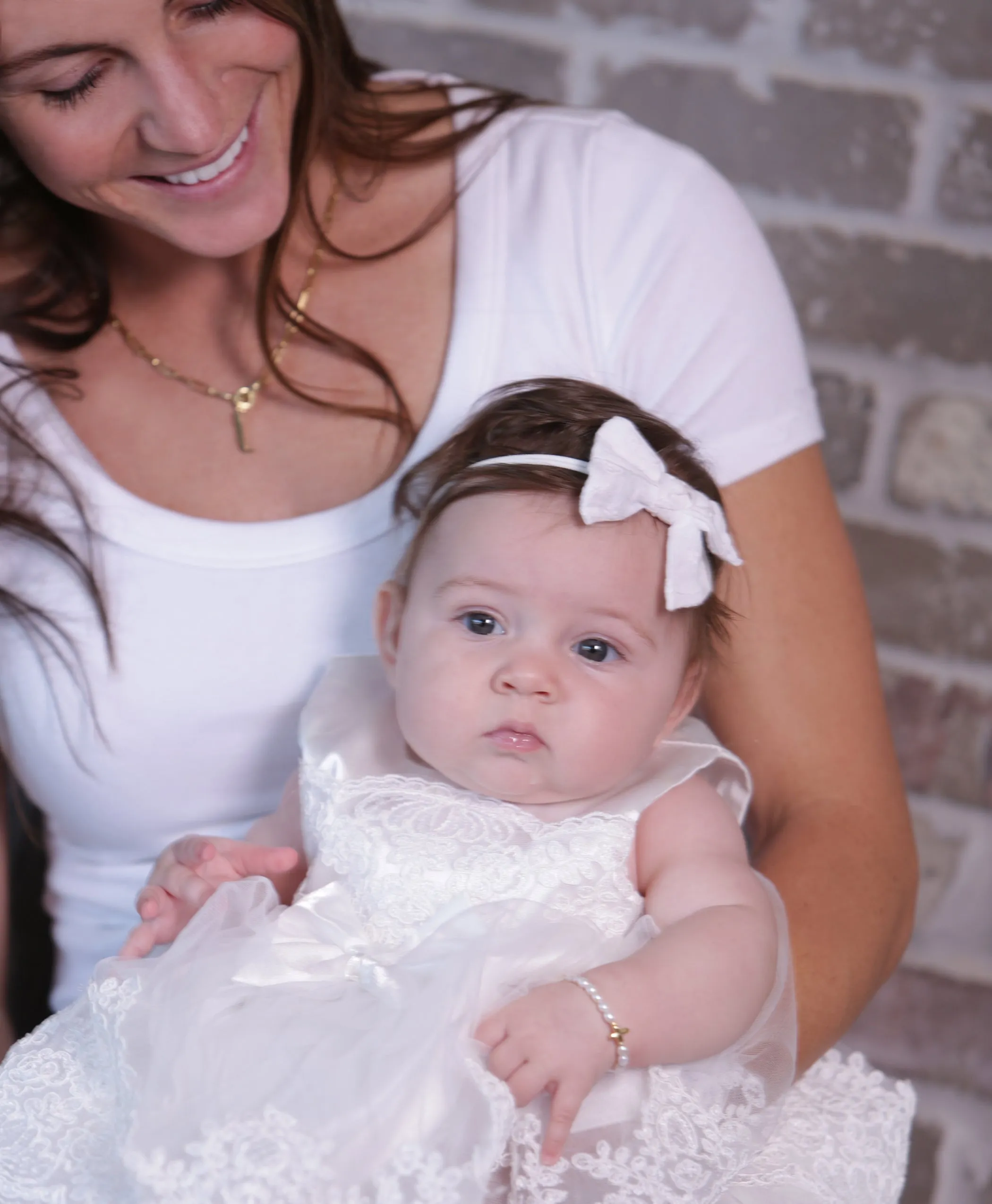 14K Gold Plated Cultured Pearl Cross Bracelet for Baptism & Communion with FREE Engraving