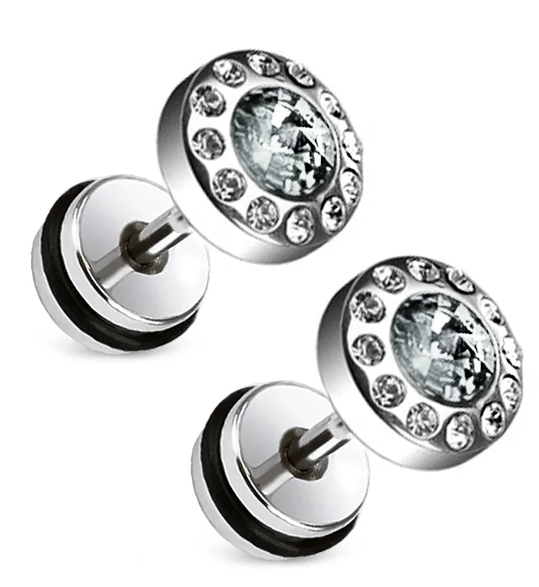 16G Zircon Steel Fake Plugs - Gauges