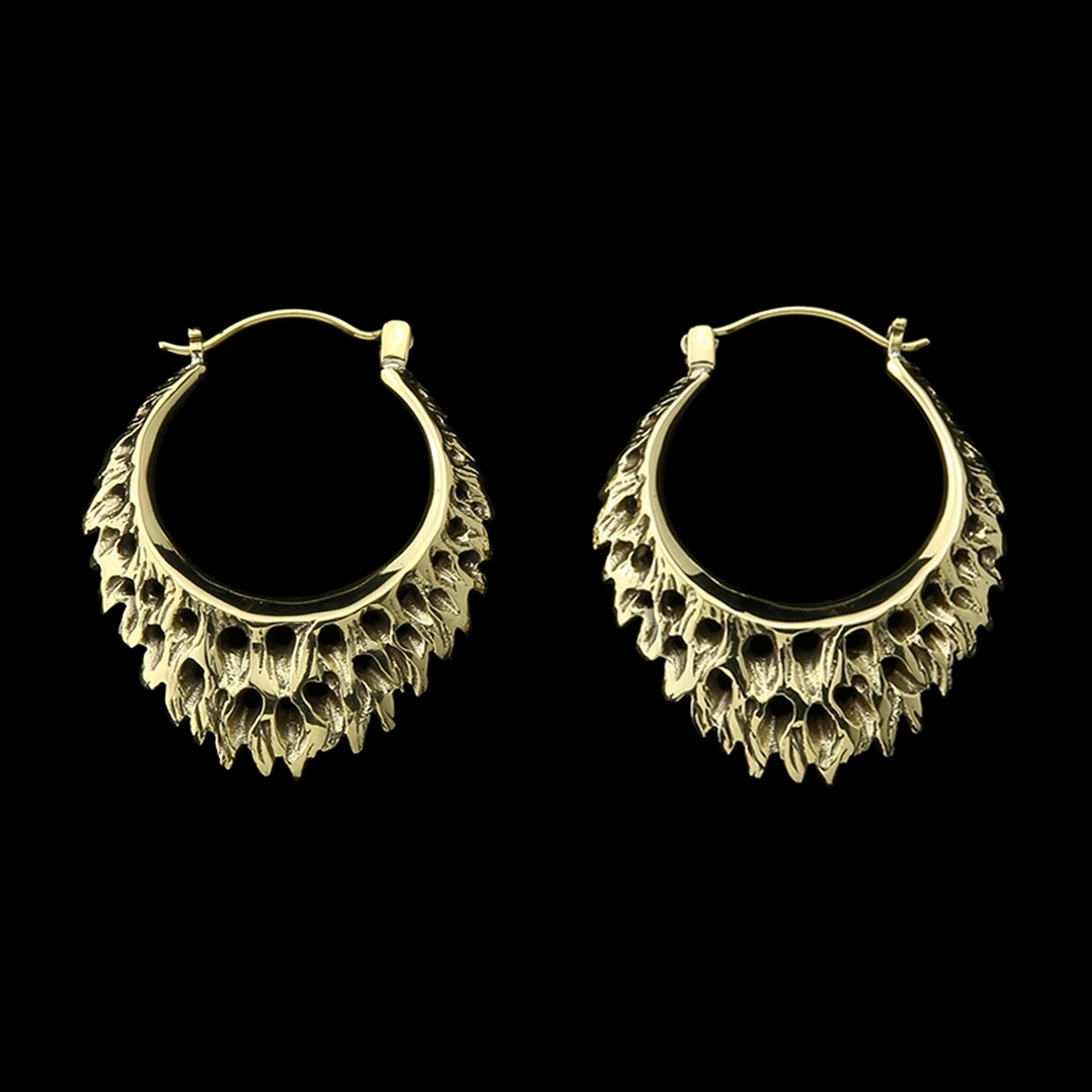 18G Affix Brass Hangers - Earrings