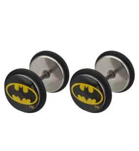 18G Batman Stainless Steel Fake Plugs - Gauges