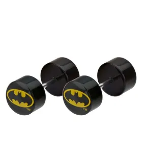 18G Black Batman Fake Plugs - Gauges