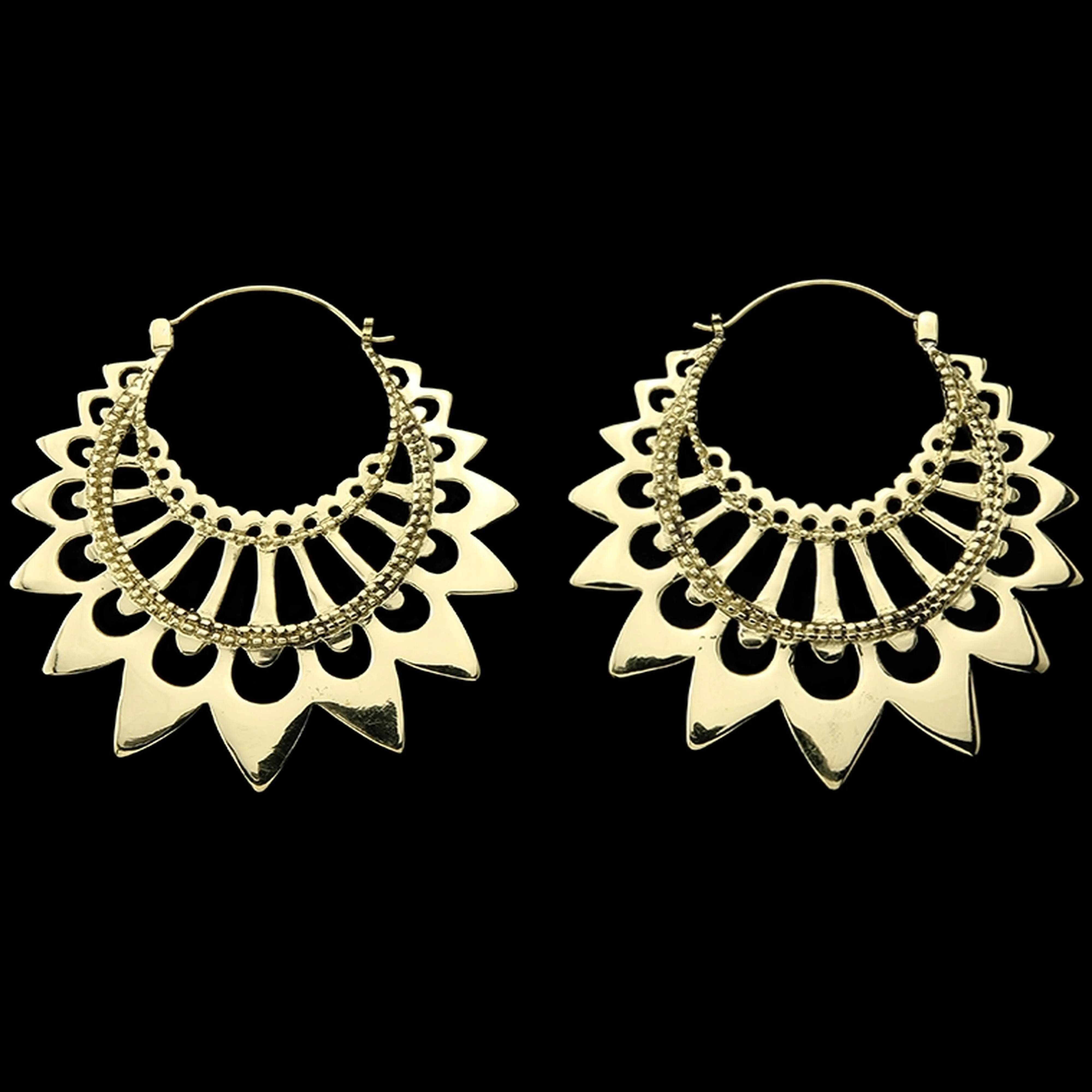 18G Draft Brass Hangers - Earrings