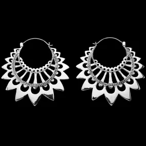 18G Draft White Brass Hangers - Earrings