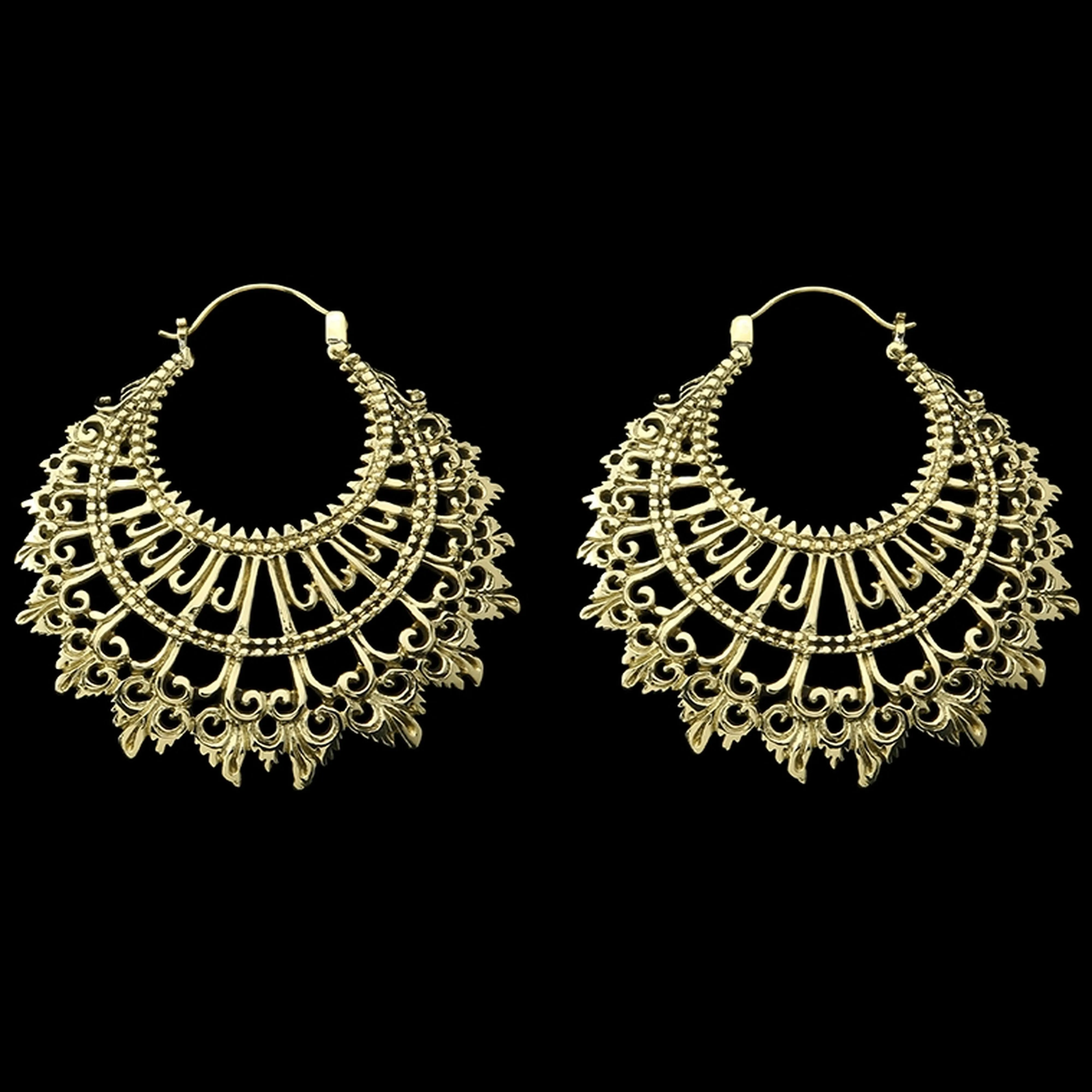18G Garnish Brass Hangers - Earrings