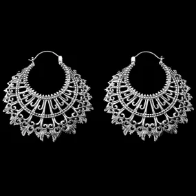 18G Garnish White Brass Hangers - Earrings