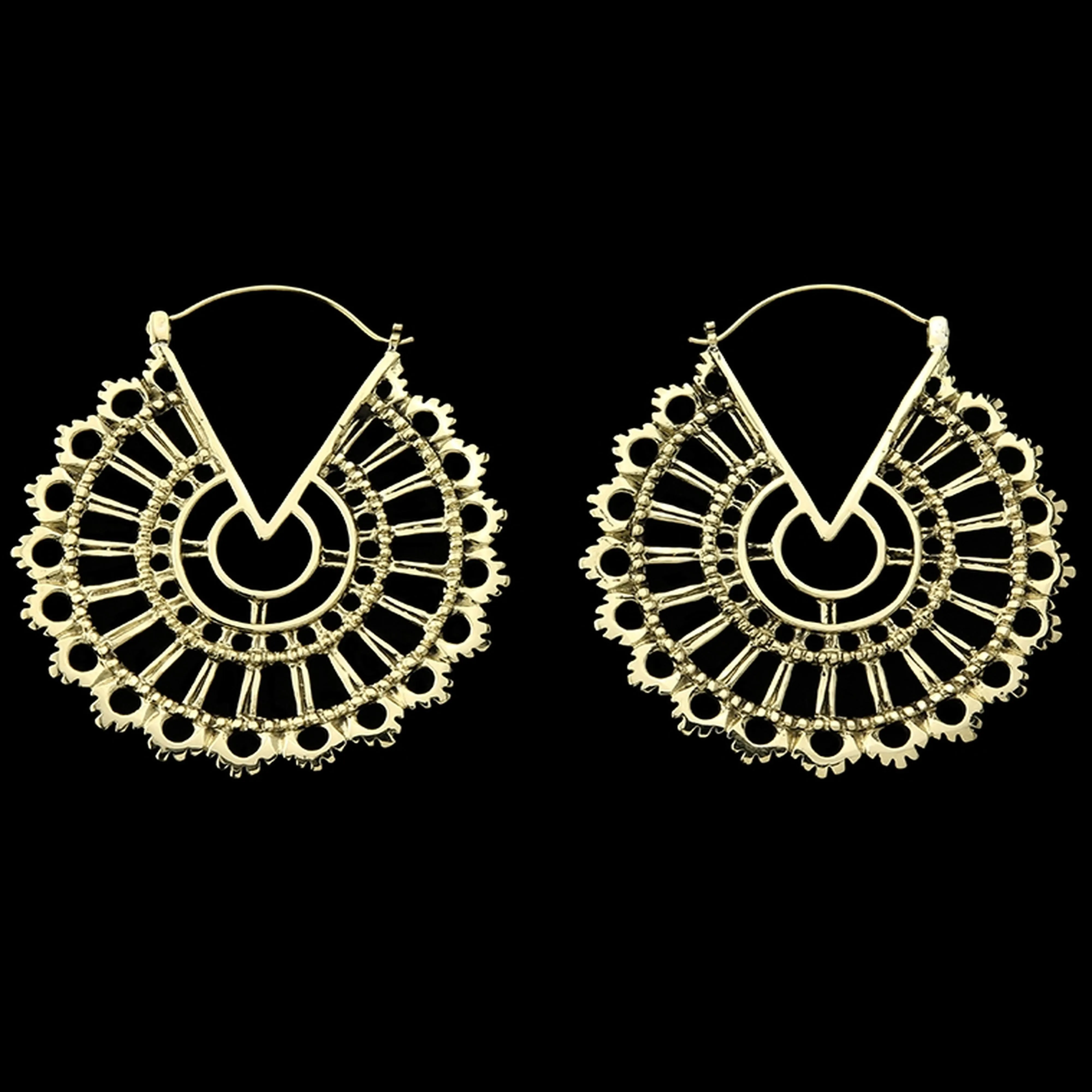 18G Ordinate Brass Hangers - Earrings