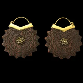 18G Transfix Engraved Wooden Hangers - Earrings