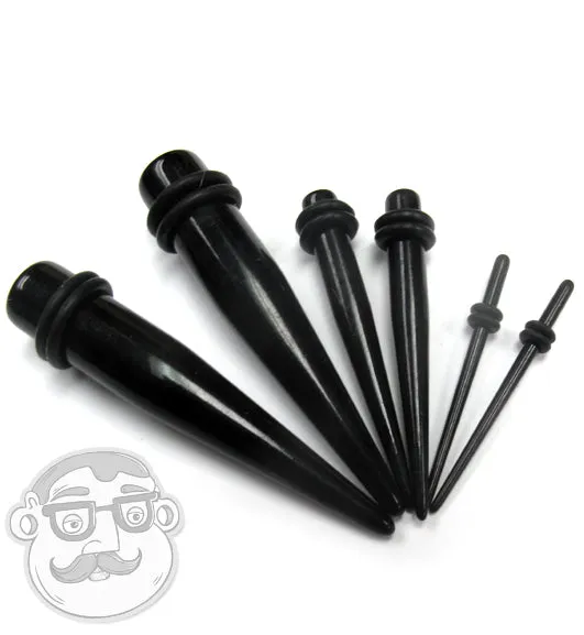 Acrylic Black Taper