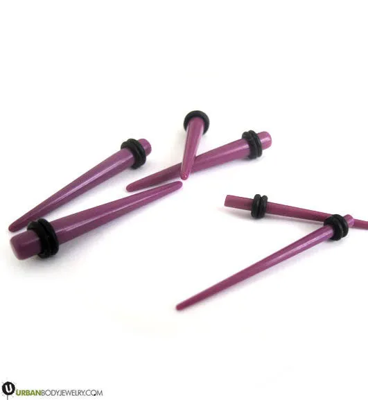 Acrylic Purple Taper