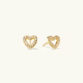 Alma Stud Earring in Gold