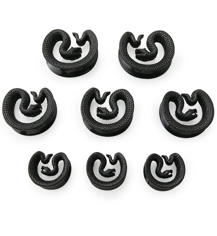 Black PVD Snake Stainless Steel Saddles