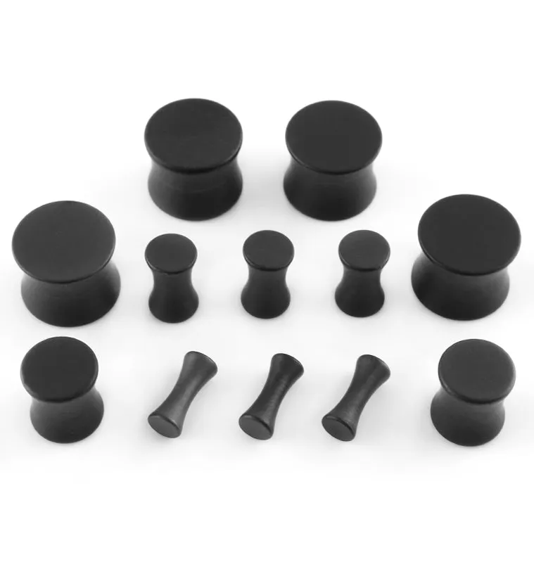 Black PVD Stainless Steel Plugs