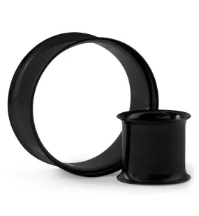 Black Stainless Steel Double Flare Tunnels