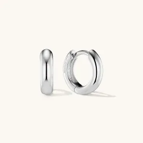 Bold Huggies in Silver