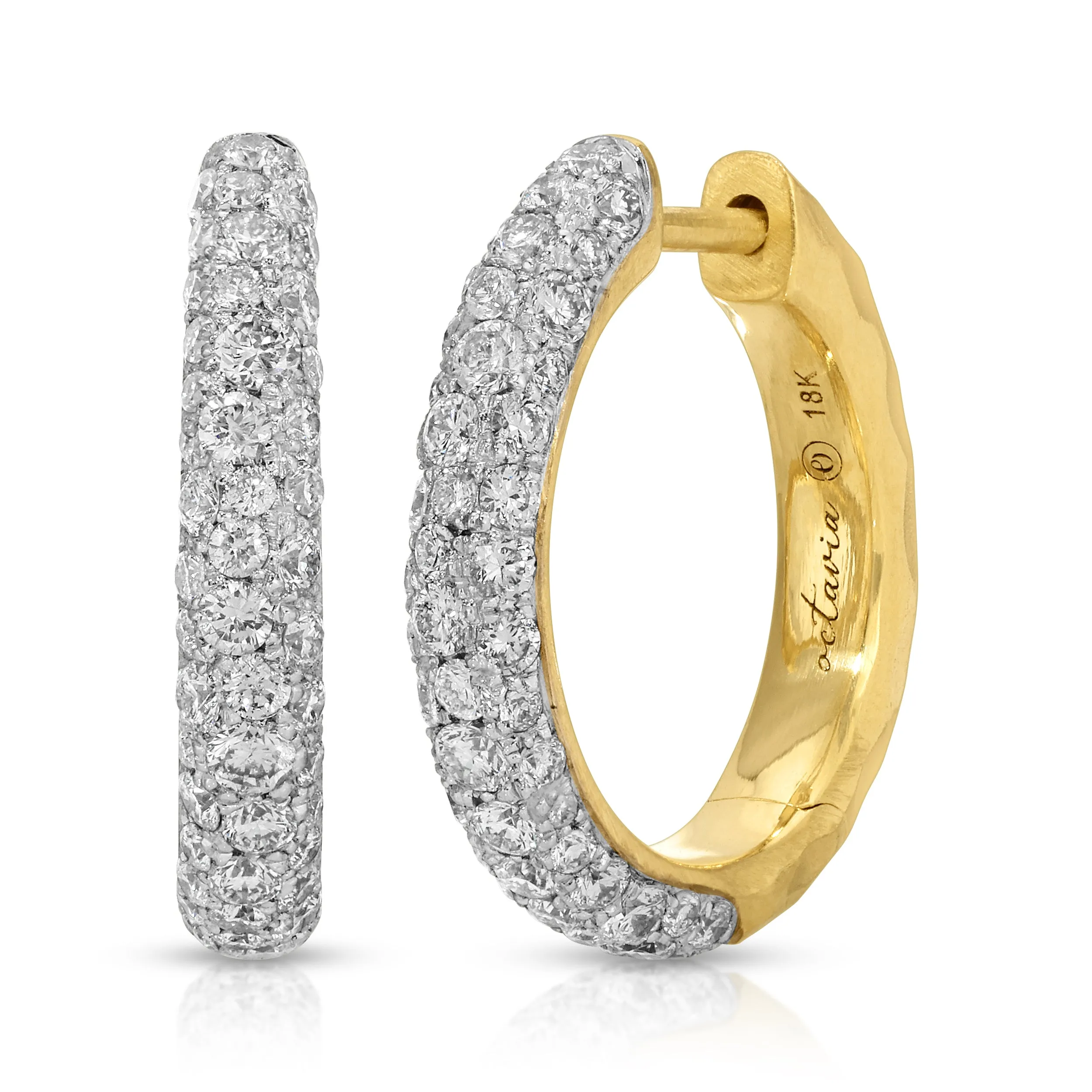 Cobblestone Diamond Hoop