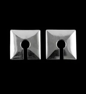 Crate White Brass Ear Weights