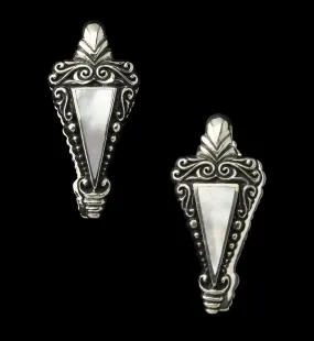 Dart MOP White Brass Ear Weights