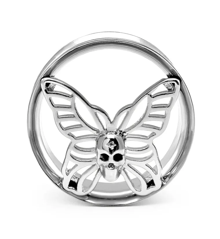 Death Moth Stainless Steel Double Flare Tunnels