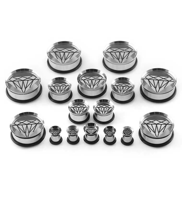 Diamond Steel Ear Tunnels