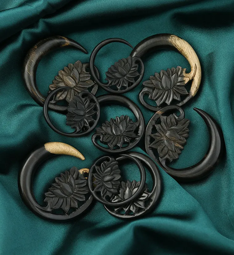 Floating Lotus Areng Wood Hangers