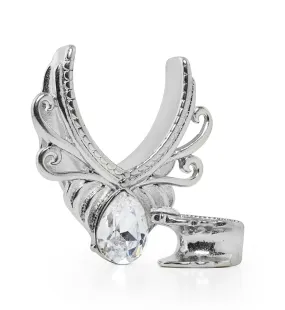 Gild Teardrop CZ Stainless Steel Saddles