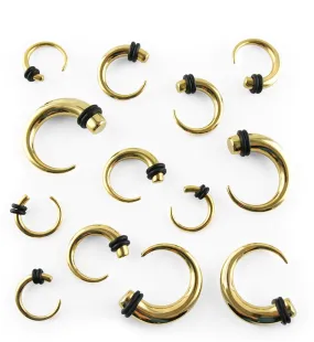 Gold PVD Stainless Steel Curvy Taper