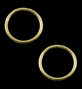 Golden PVD Band Ear Weights