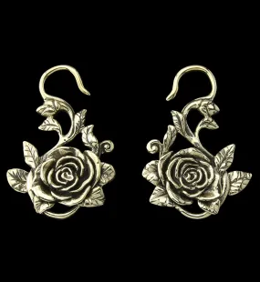 Hanging Rosebud Ear Weights