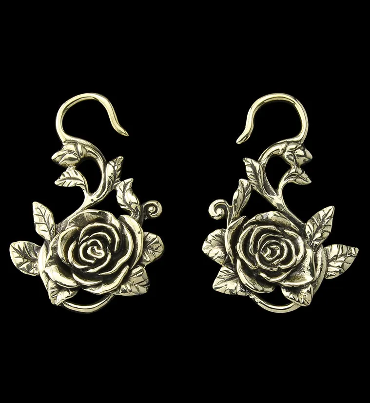 Hanging Rosebud Ear Weights