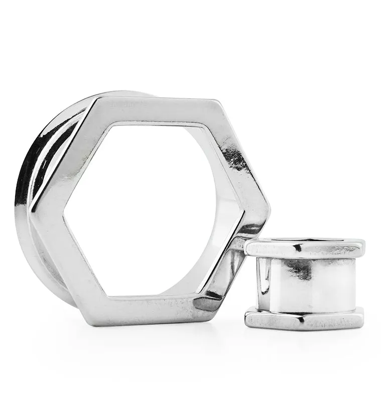 Hexagon Double Flare Stainless Steel Tunnels