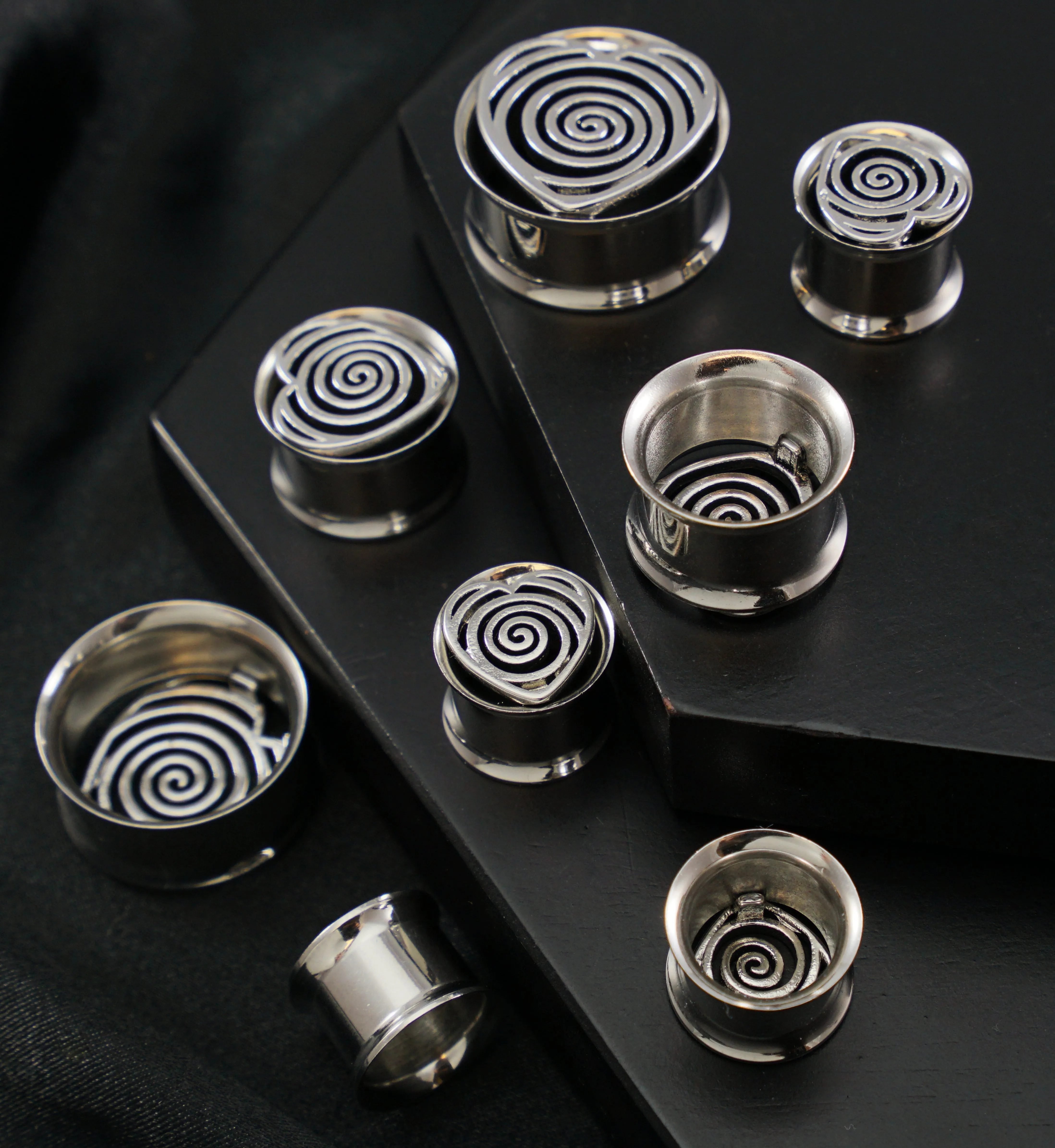 Hypnotic Love Stainless Steel Tunnels