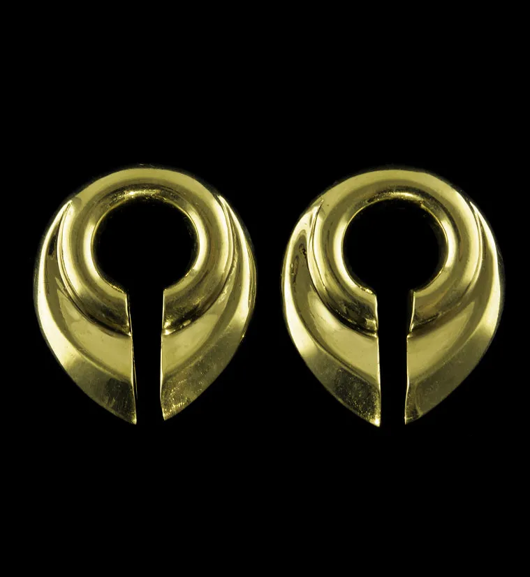 Keyhole Brass Ear Weights