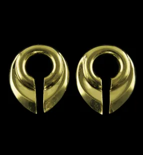 Keyhole Brass Ear Weights