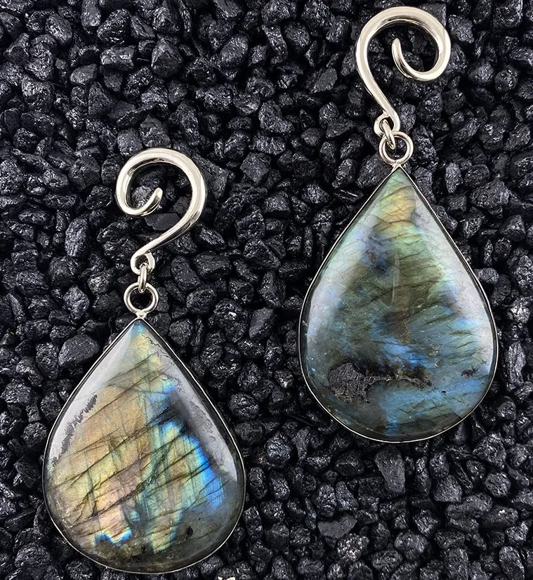 Labradorite Ear Weights Version 3