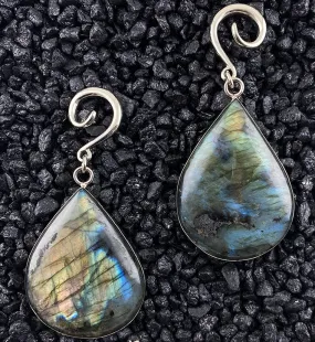 Labradorite Ear Weights Version 3