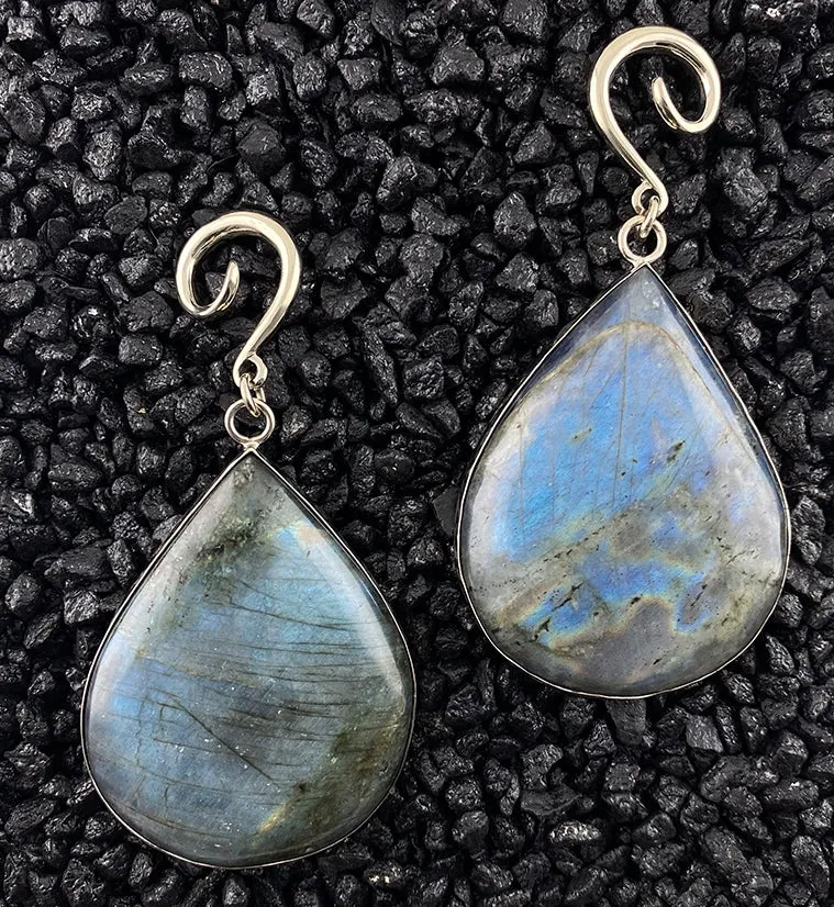 Labradorite Ear Weights Version 4