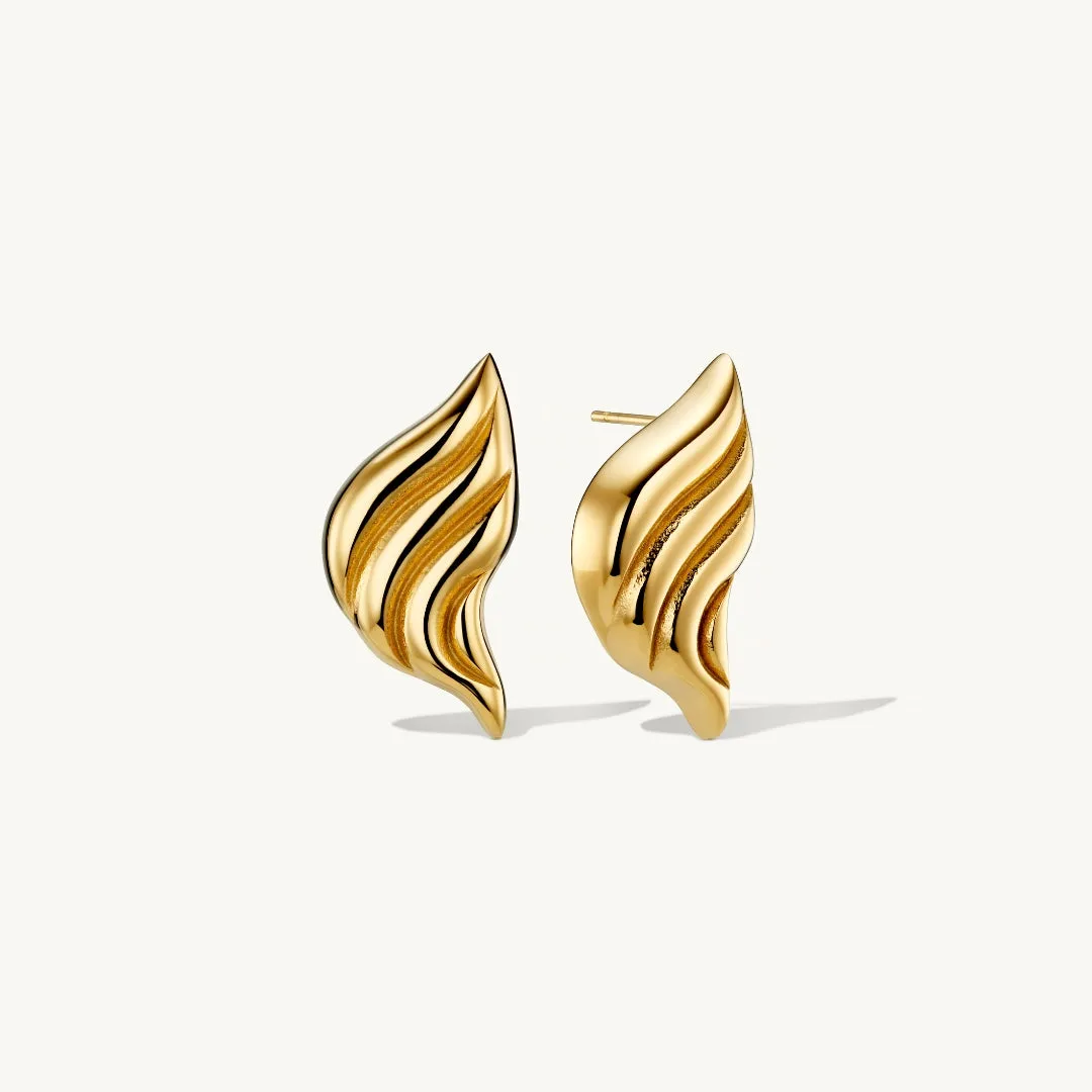 Mare Earrings in Gold