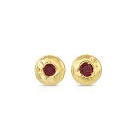 Micro Ruby Nesting Gem Studs