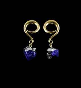 Mini Amethyst Chunk Ear Weights