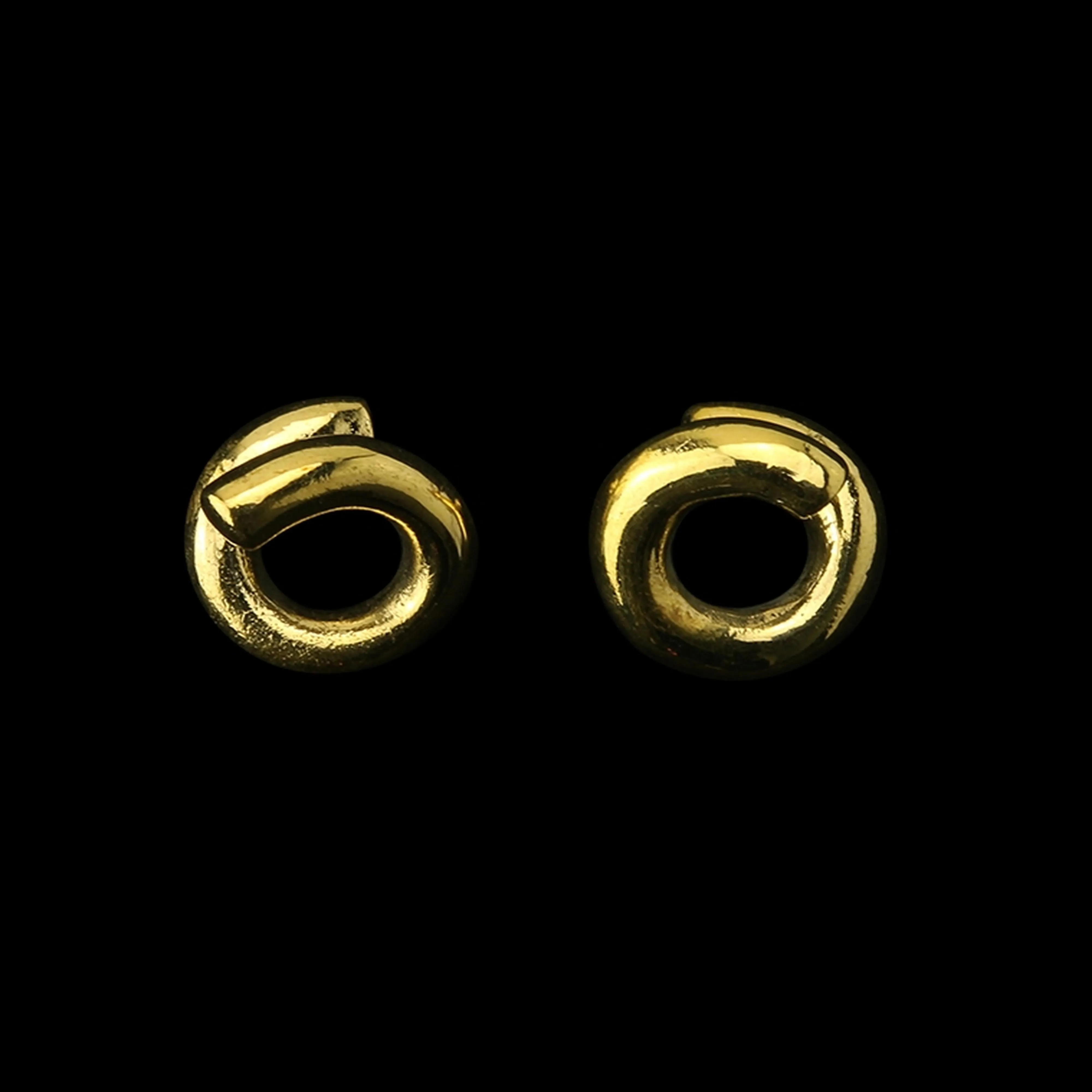 Mini Coiled Brass Ear Weights