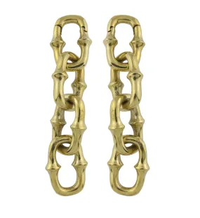 Mini OG Chain Quad Link Brass Ear Weights