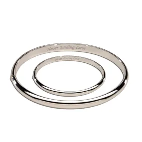 Mom and Me Bangle Bracelet Set