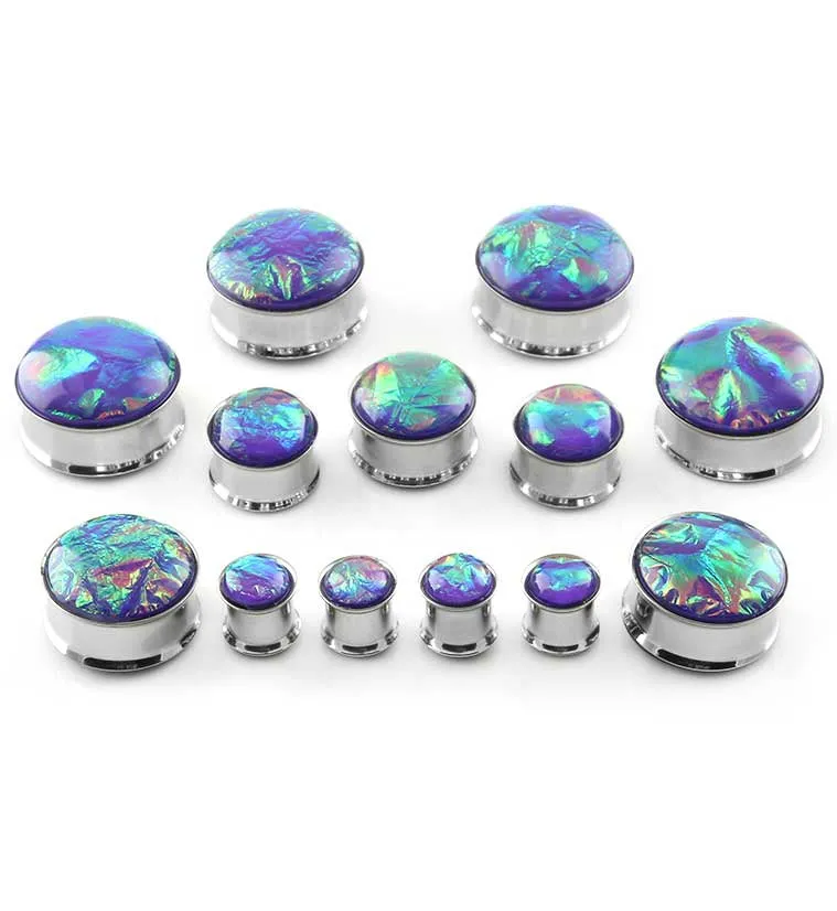 Nebula Foil Stainless Steel Plugs