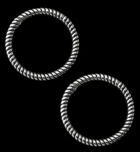 Rope Stainless Steel Hinged Ear Weights