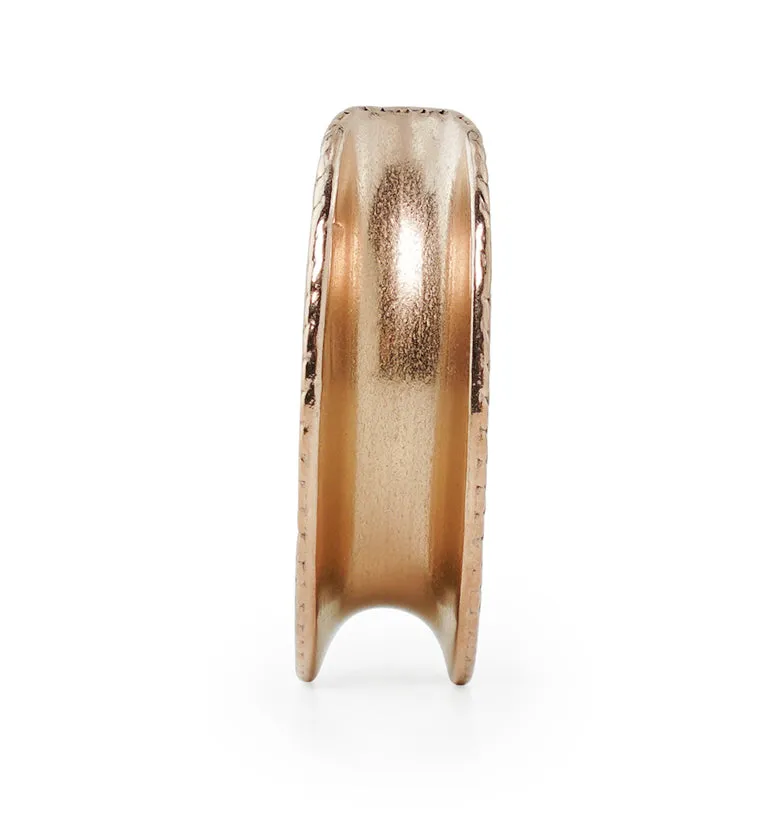 Rose Gold PVD Snake Stainless Steel Saddles
