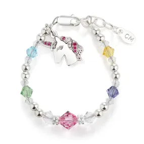 SALE! Unicorn (Rainbow) - Sterling Silver Unicorn Bracelet