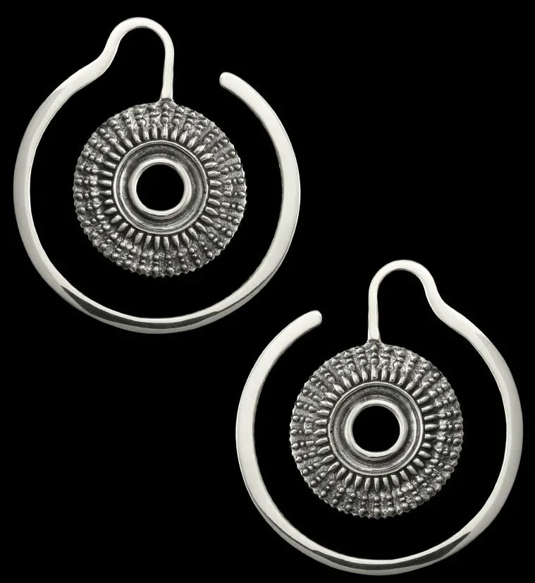 Sheath White Brass Ear Weights