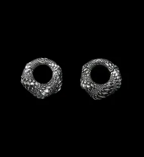 Silver Tarragon Hinged Ear Weights