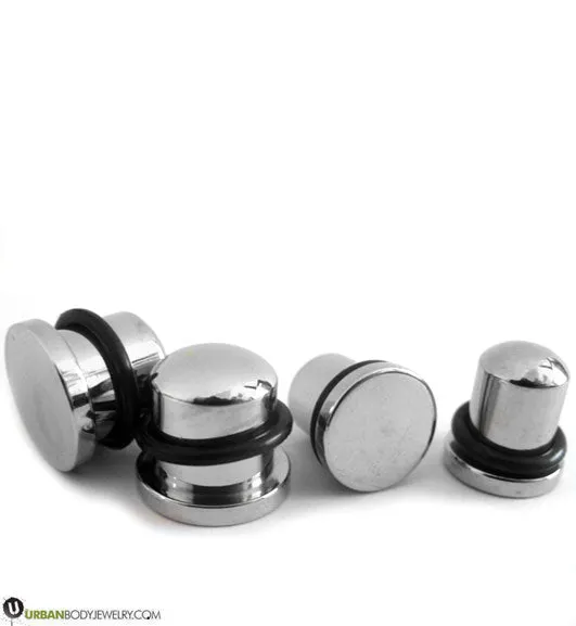 Simple Single Flare Steel Plugs