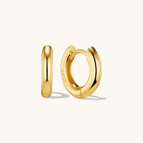 Small Bold Hoops in Gold